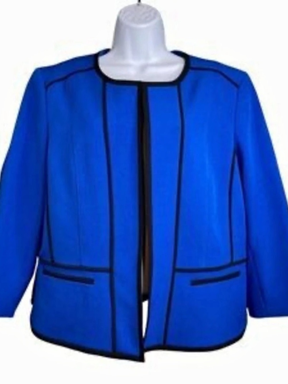Blue & Black Trim Jacket Nipon Boutique, Brand New